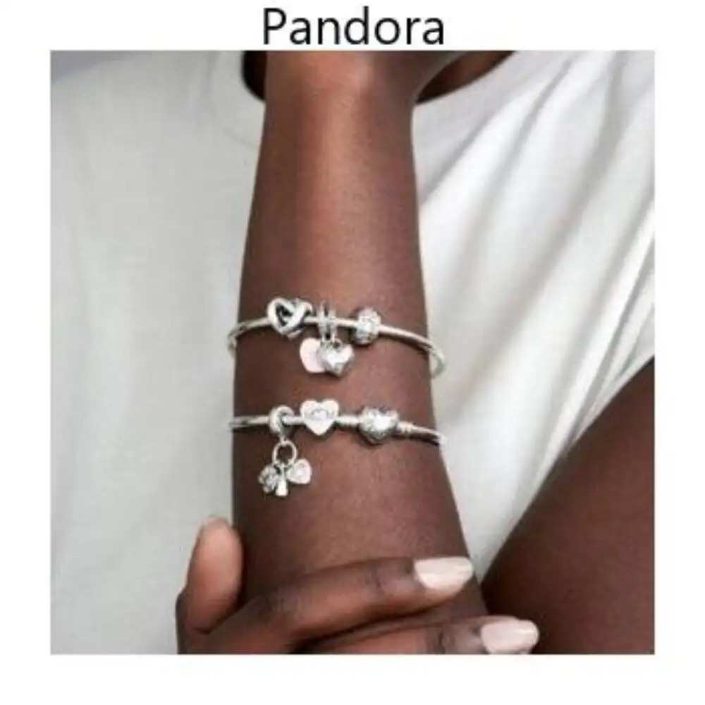 Pandora Mother & Daughter Hearts Dangle Charm